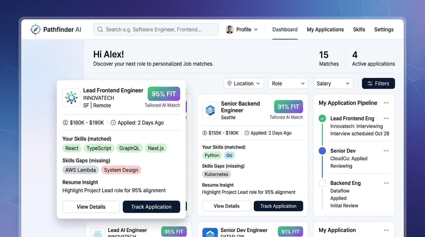 SkillVision AI job matching hub